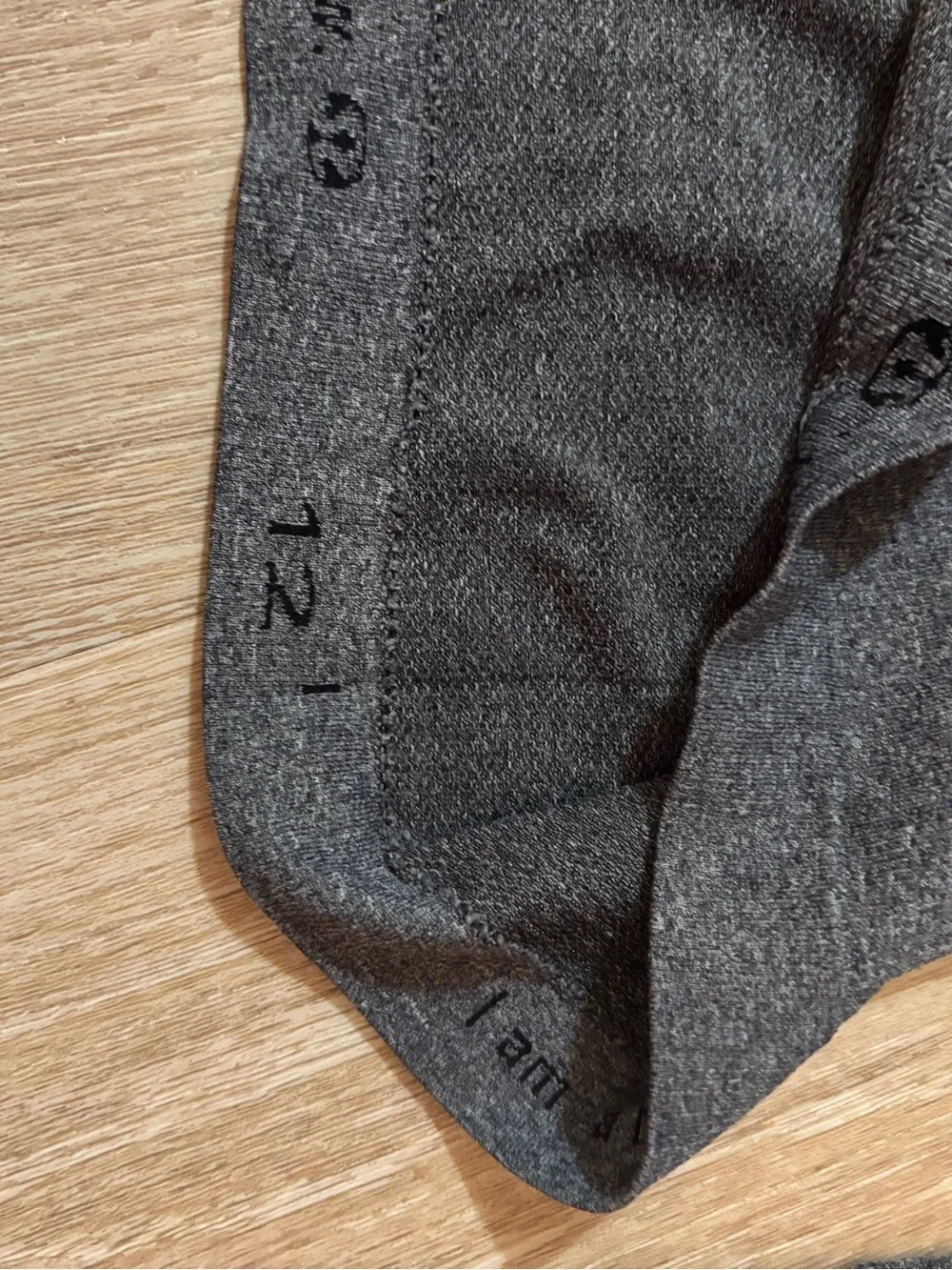 lululemon athletica Heathered Charcoal Long Sleeve Crew